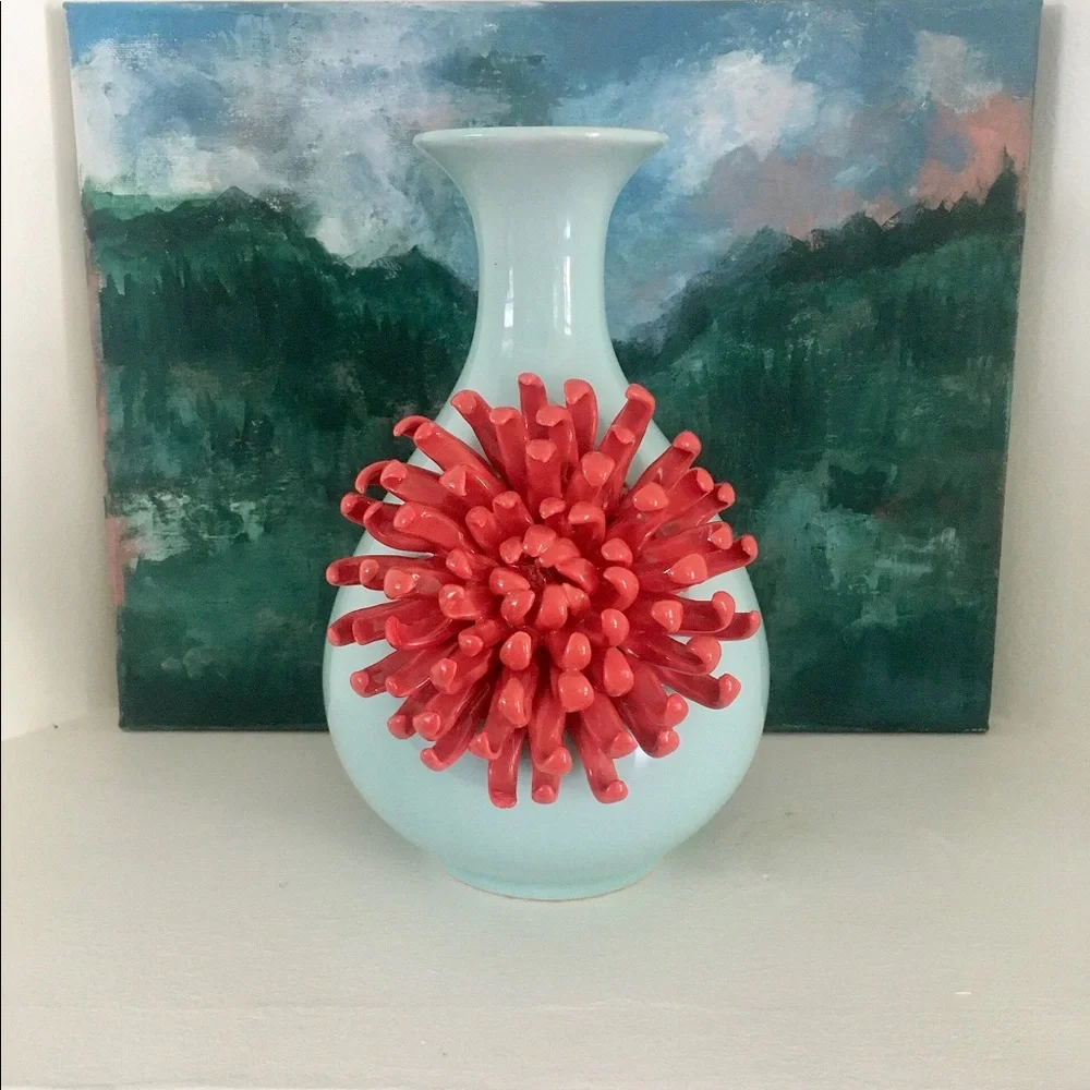 Anthropologie Chrysanthemum Vase